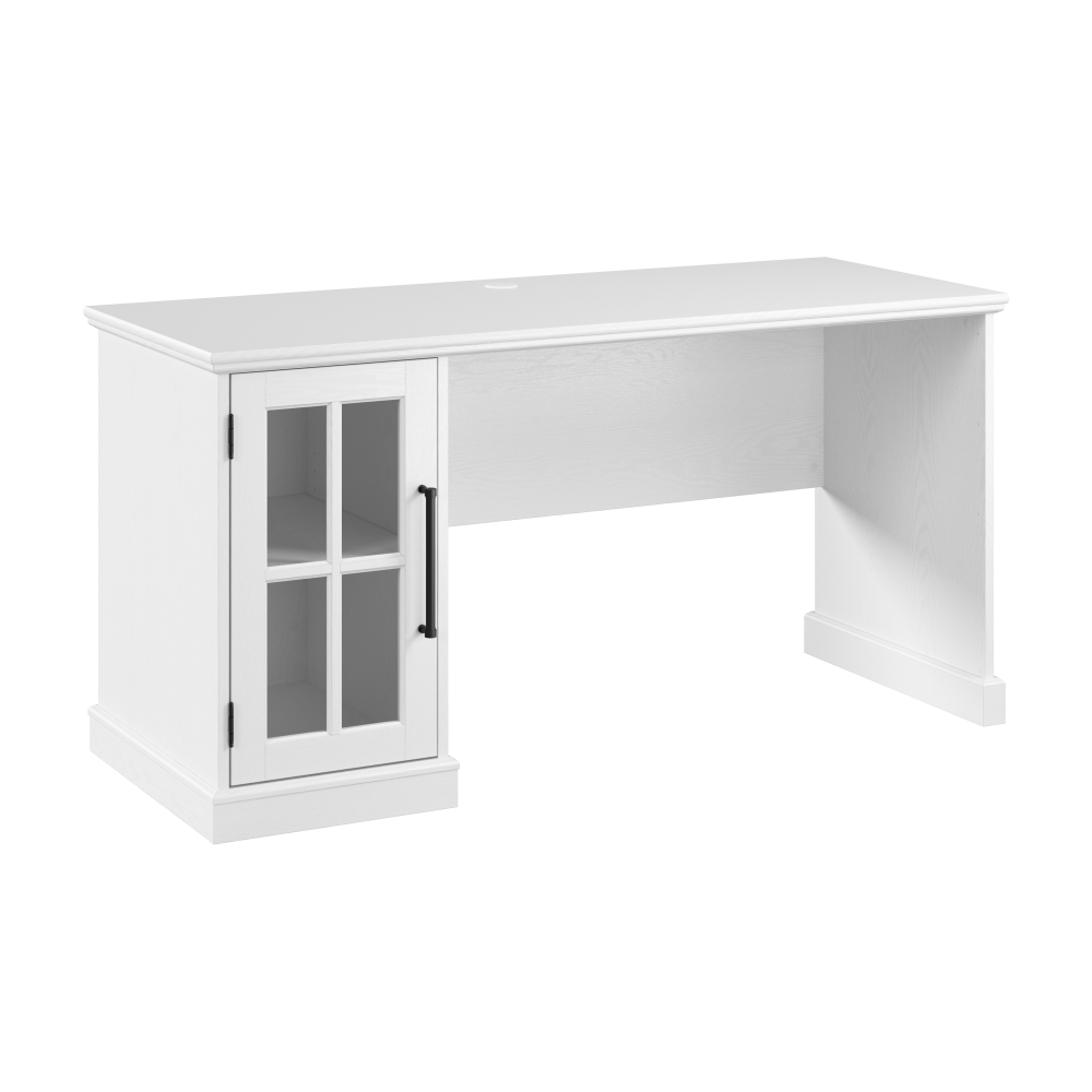 Shop Bush Furniture Westbrook 60W Computer Desk with Storage Cabinet, Image 01, WBD260WAS-03, #color_white ash