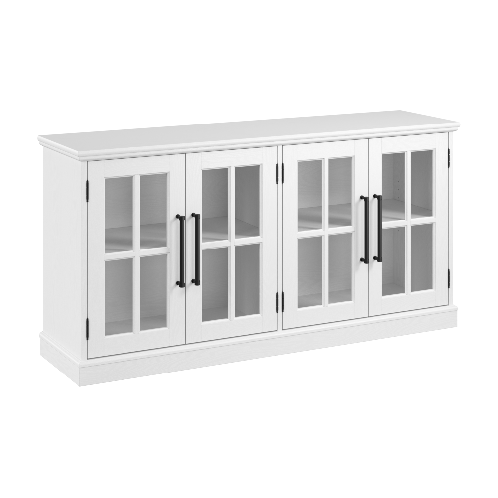 Shop Bush Furniture Westbrook 60W TV Stand for 75 Inch TV, Image 01, WBV160WAS-Z, #color_white ash