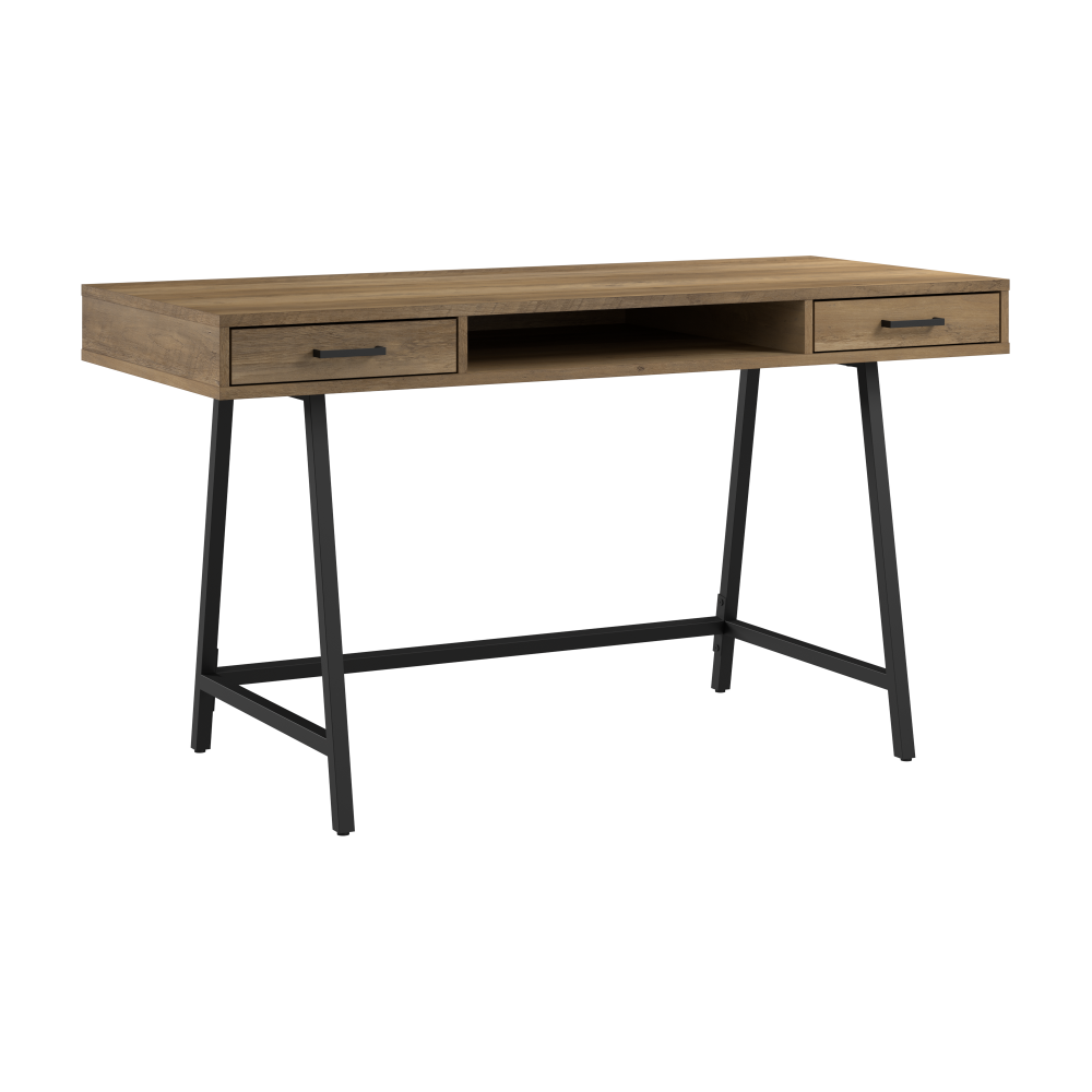 Shop Bush Furniture Steele 54W Writing Desk, Image 01, SED154RCP-03, #color_reclaimed pine