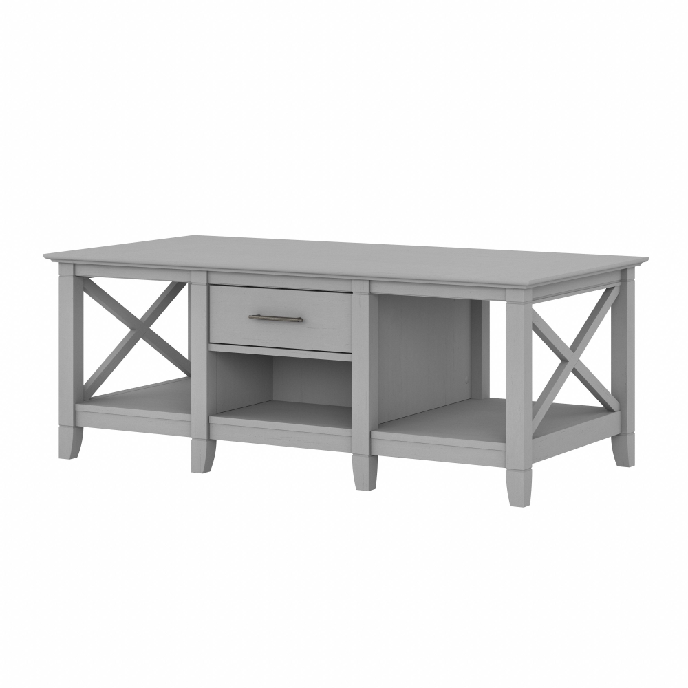 Shop Bush Furniture Key West Coffee Table with Storage, Image 01, KWT148CG-03, #color_cape cod gray
