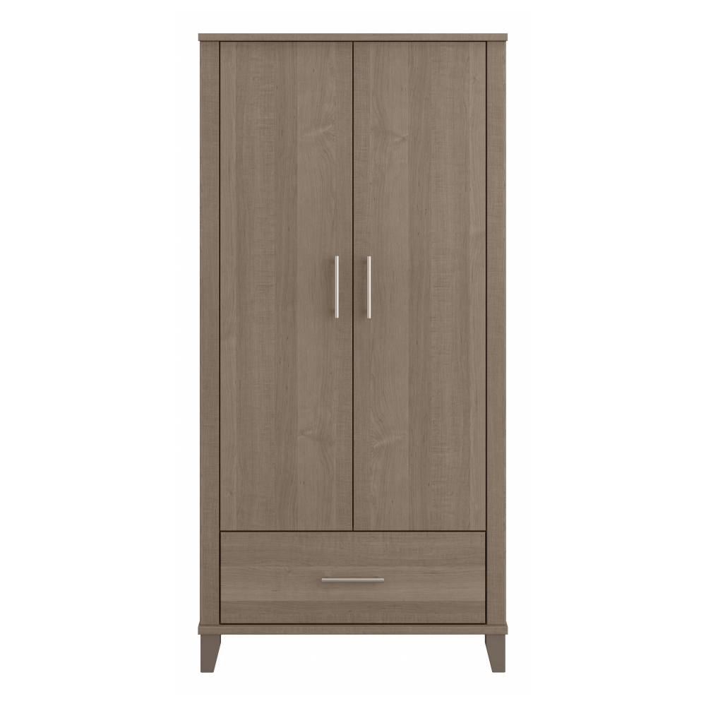 Shop Bush Furniture Somerset Large Armoire Cabinet, Image 03, STS166AGK, #color_ash gray