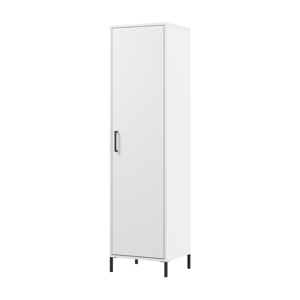Shop Bush Furniture Soho Narrow Bathroom Storage Cabinet, Image 01, SHS117WH-Z2, #color_white