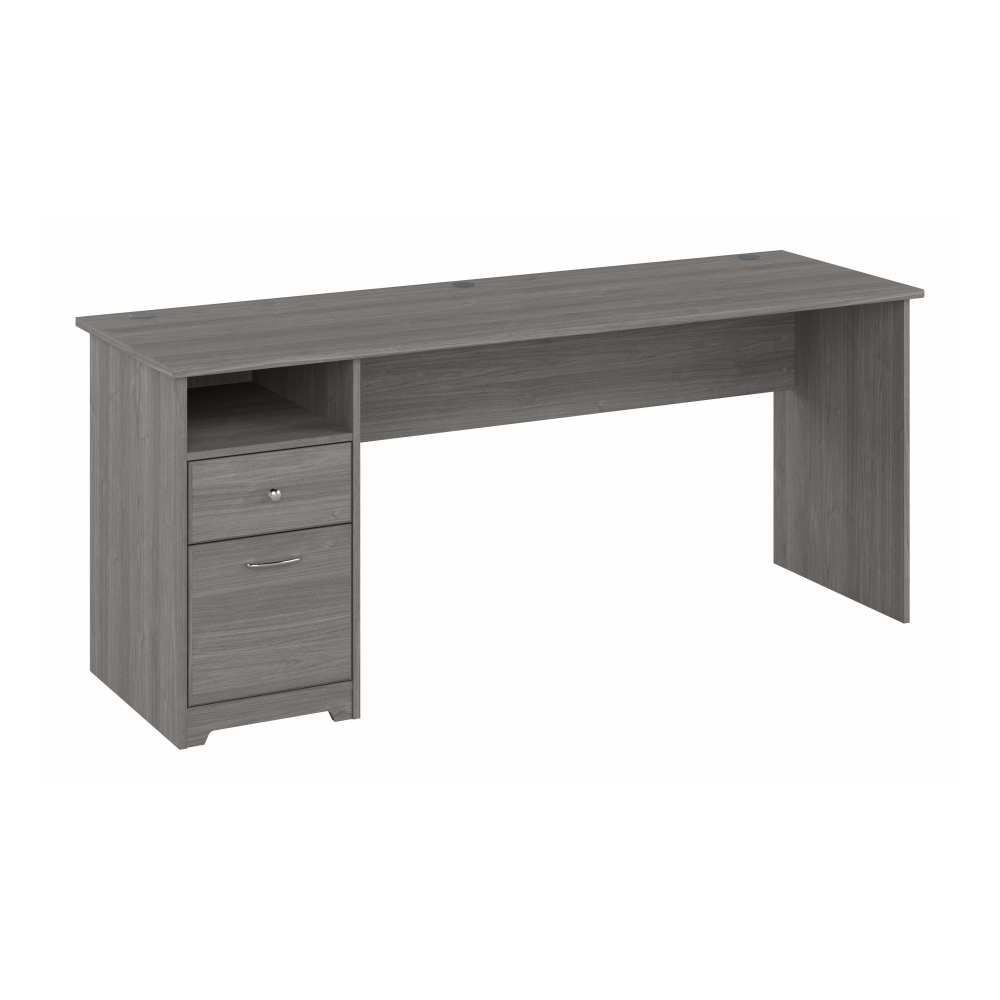 Shop Bush Furniture Cabot 72W Computer Desk with Drawers, Image 01, WC31372, #color_modern gray