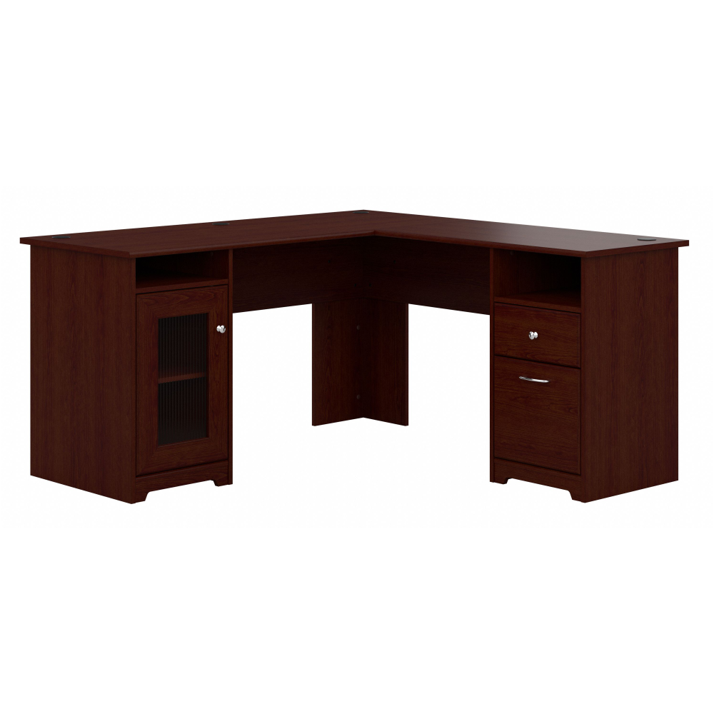 Shop Bush Furniture Cabot 60W L Shaped Computer Desk, Image 01, WC31430-03K, #color_harvest cherry