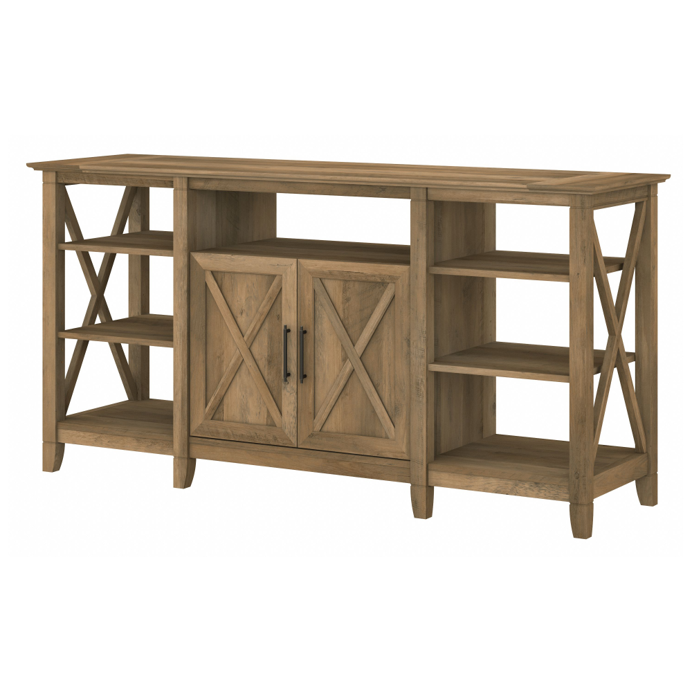 Shop Bush Furniture Key West Tall TV Stand for 65 Inch TV, Image 02, KWV160RCP-03, #color_reclaimed pine