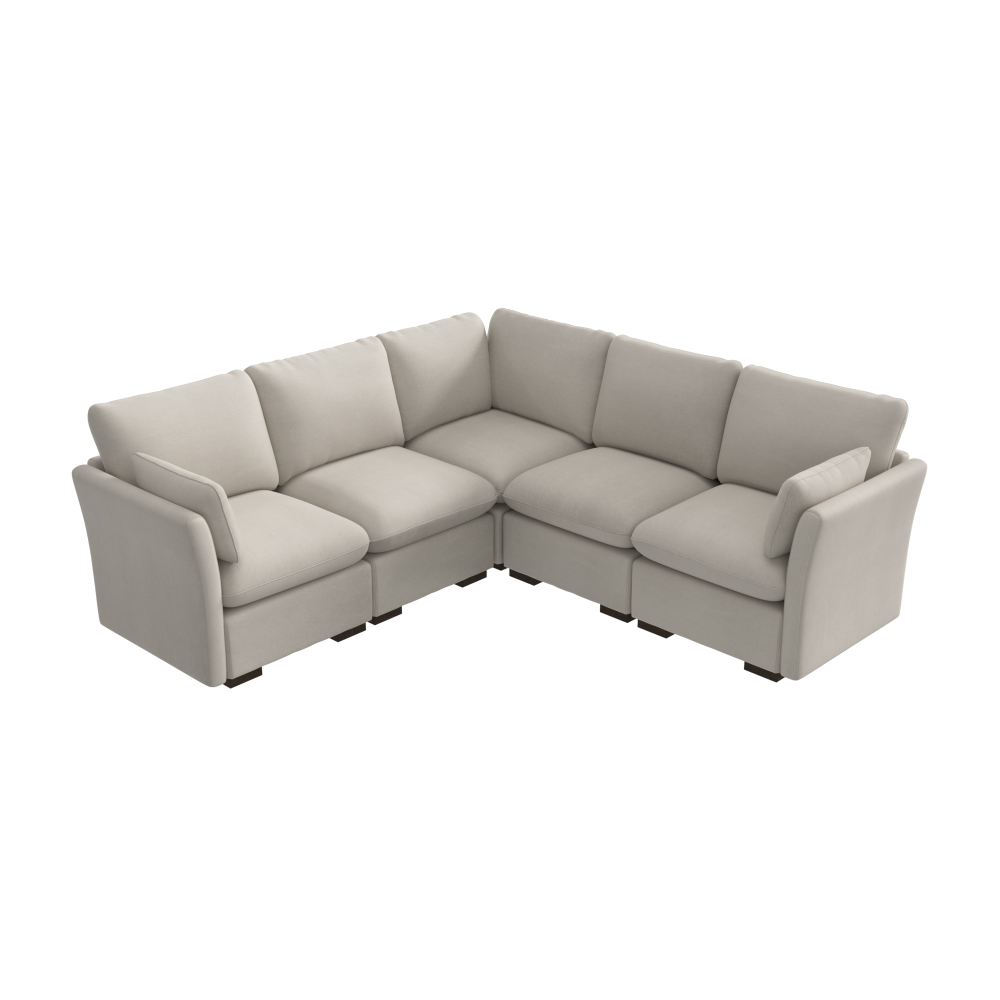 Shop Bush Home Sienna Modular 4-Seater Sectional, Image 02, SNA004MTW, #color_mist taupe