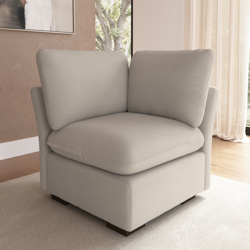 Shop Bush Home Sienna Modular Corner Wedge, Image 01, SIN36SMTW-03, #color_mist taupe