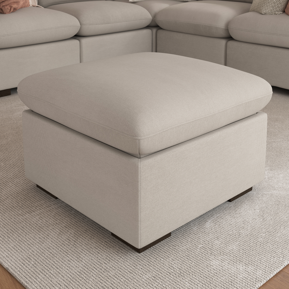 Shop Bush Home Sienna Modular Storage Ottoman, Image 01, SIO28SMTW-03, #color_mist taupe
