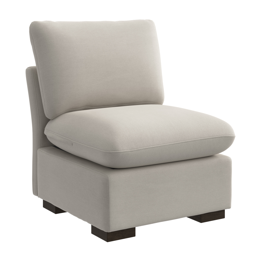 Shop Bush Home Sienna Modular Armless Chair, Image 02, SIK28SMTW-03, #color_mist taupe