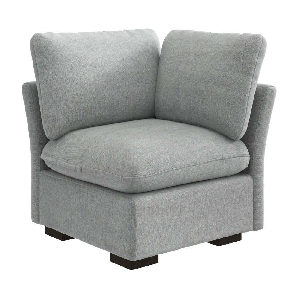 Shop Bush Home Sienna Modular Corner Wedge, Image 02, SIN36SDGW-03, #color_dove gray